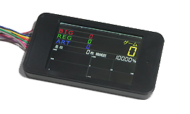 《特売商品》新型タッチパネル式IPS液晶データカウンター 【黒色】
